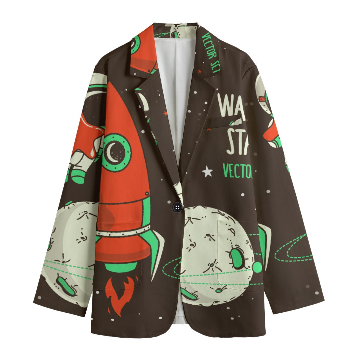 All-Over Print Women's Leisure Blazer