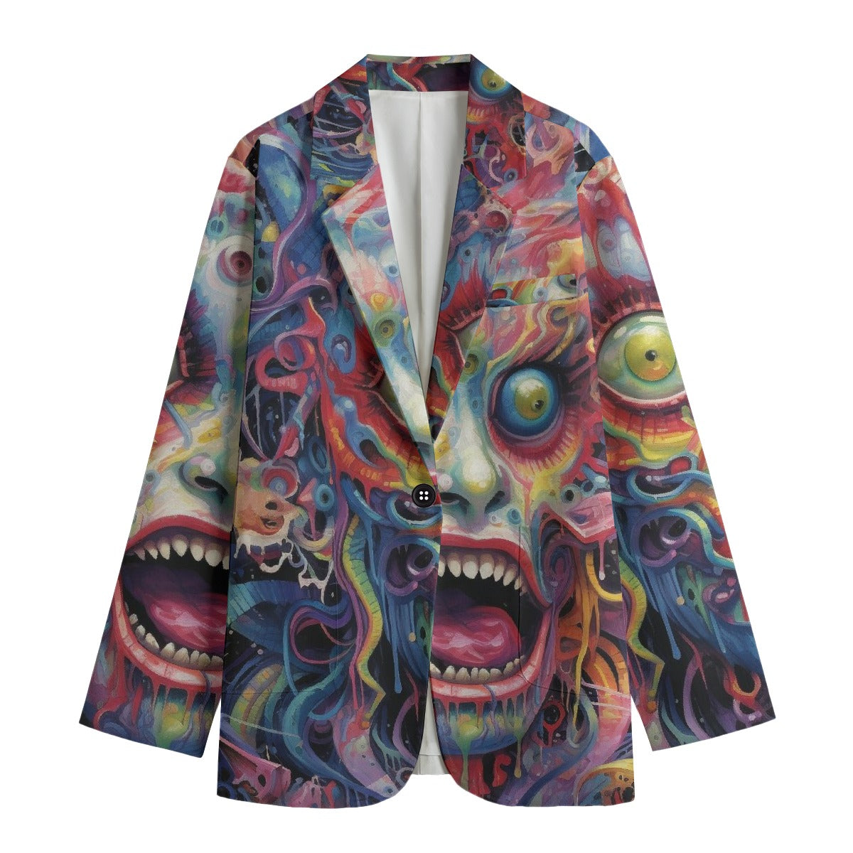 All-Over Print Women's Leisure Blazer