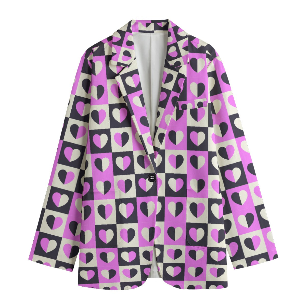 All-Over Print Women's Leisure Blazer