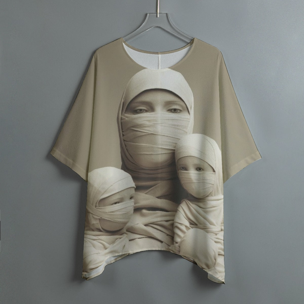 All-Over Print Women's Bat Sleeve Shirt