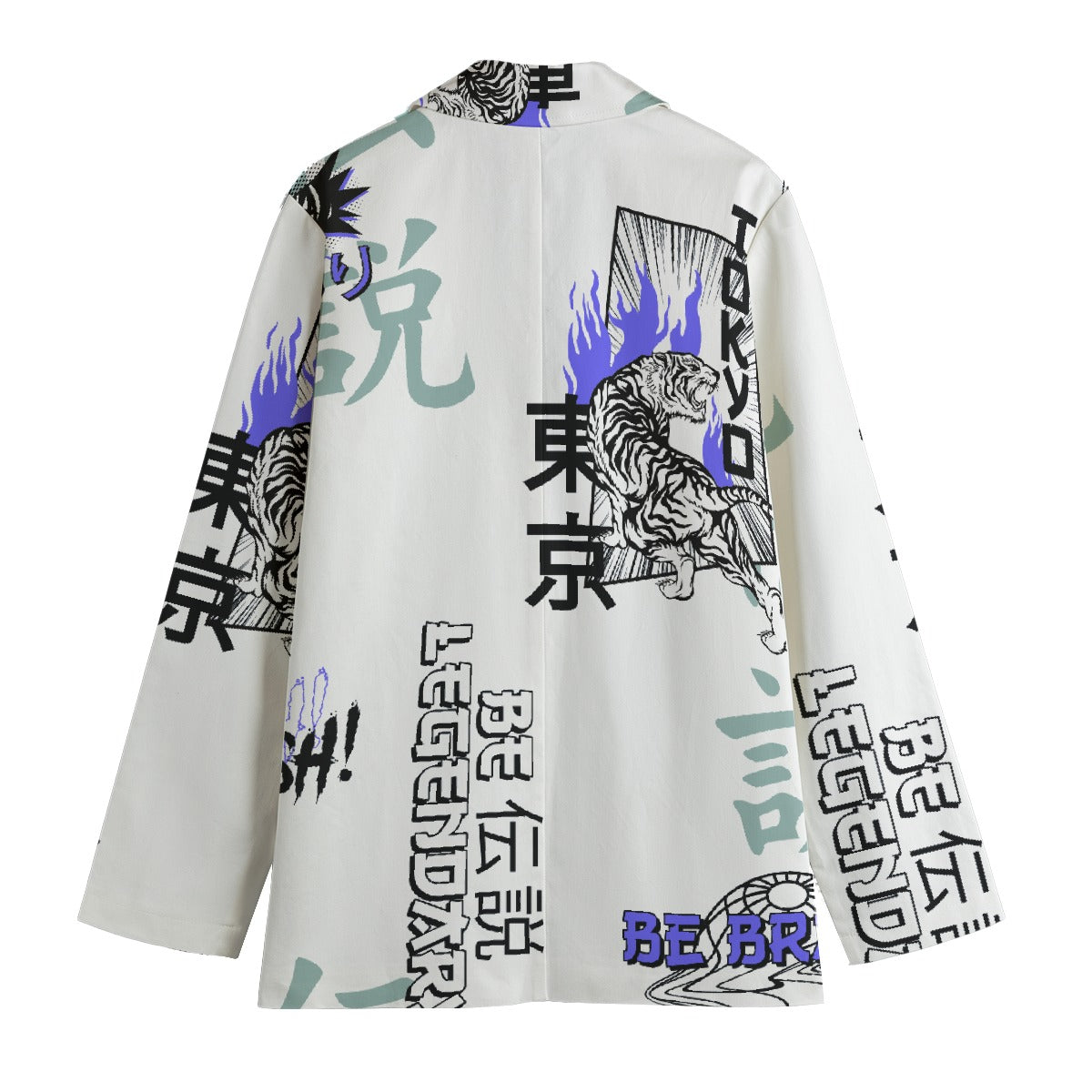 All-Over Print Women's Leisure Blazer