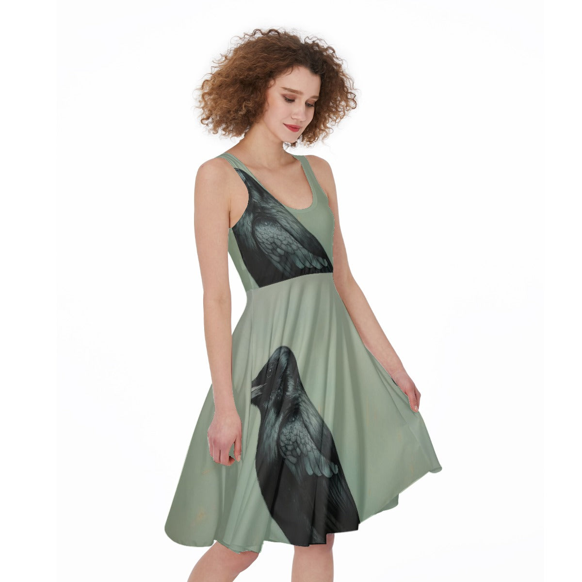 All-Over Print Women's Sleeveless Dress