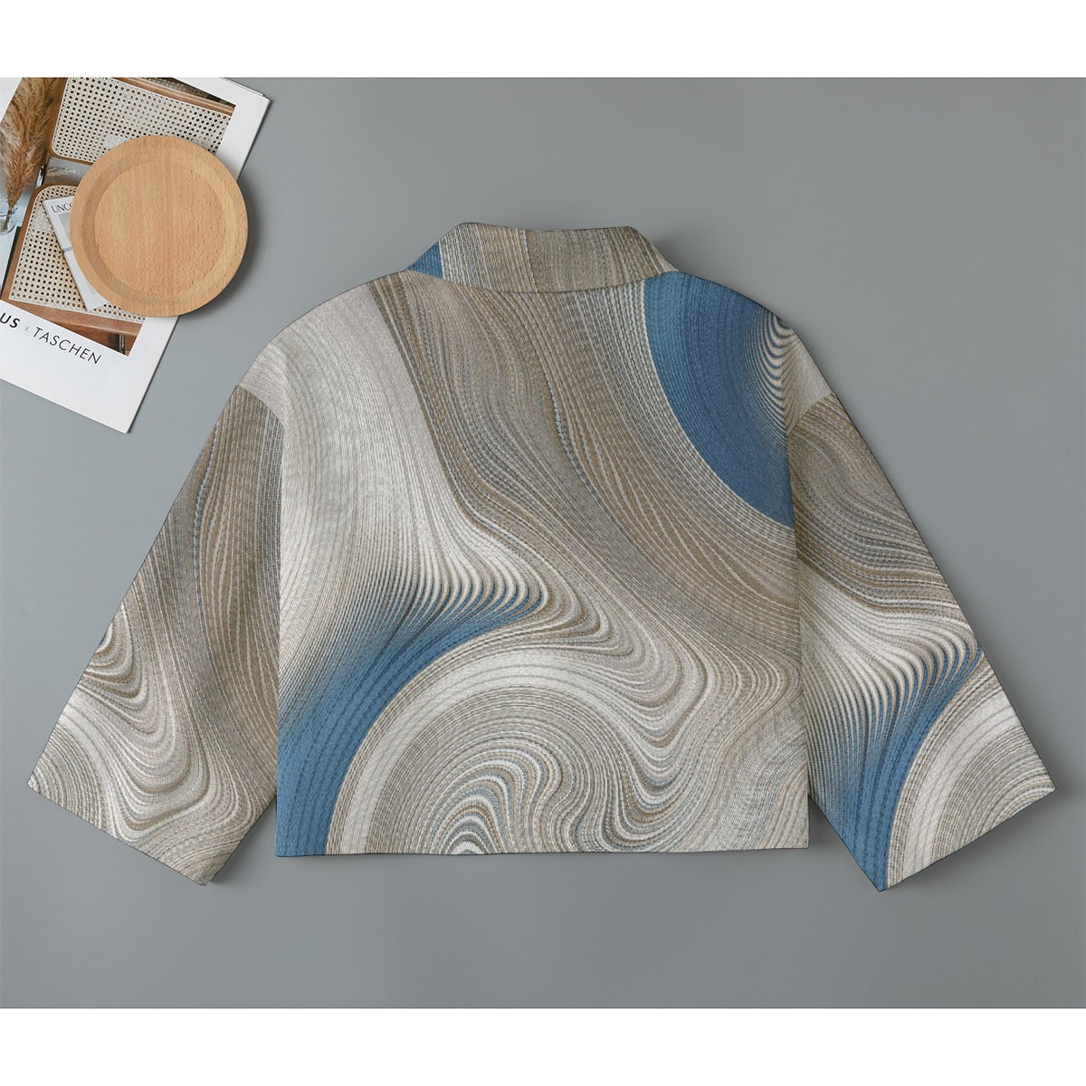 All-Over Print Women's Cropped Jacket | 245GSM Cotton