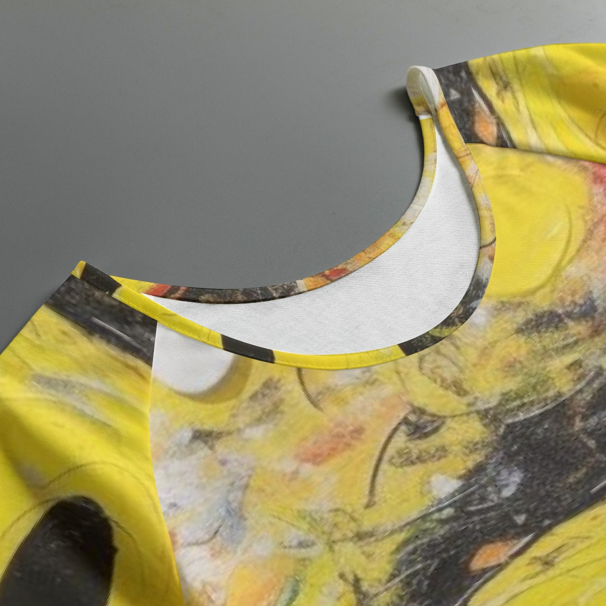 All-Over Print Women's Round Neck T-shirt With Raglan Sleeve