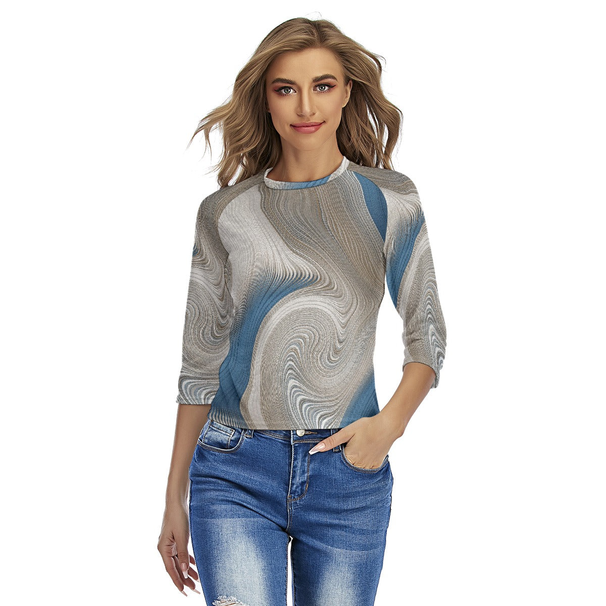 All-Over Print Women's Raglan Sleeves T-shirts