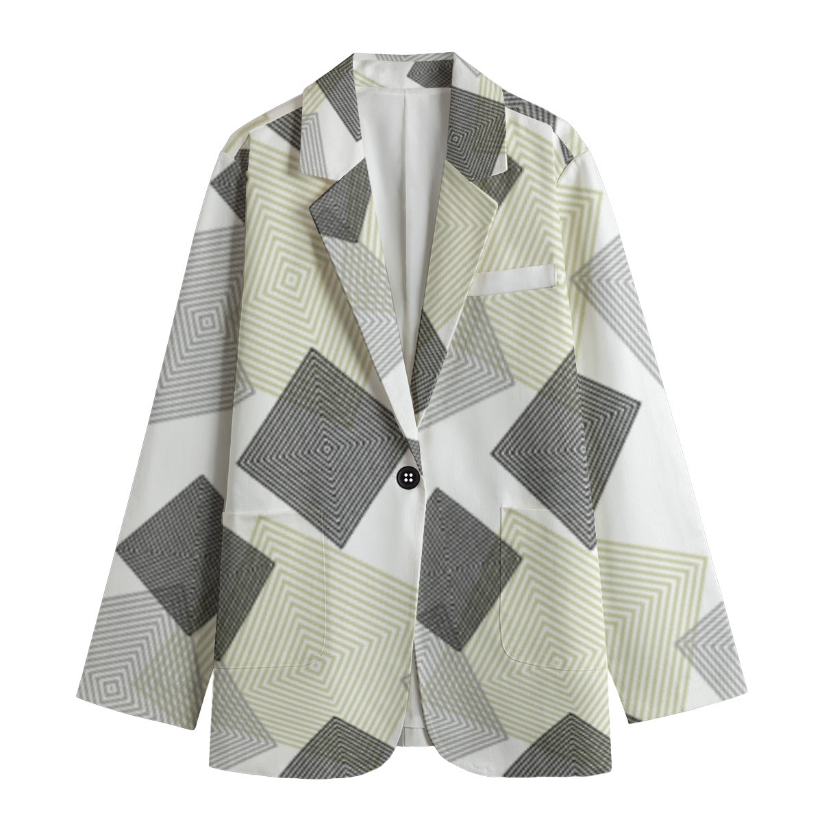 All-Over Print Women's Leisure Blazer