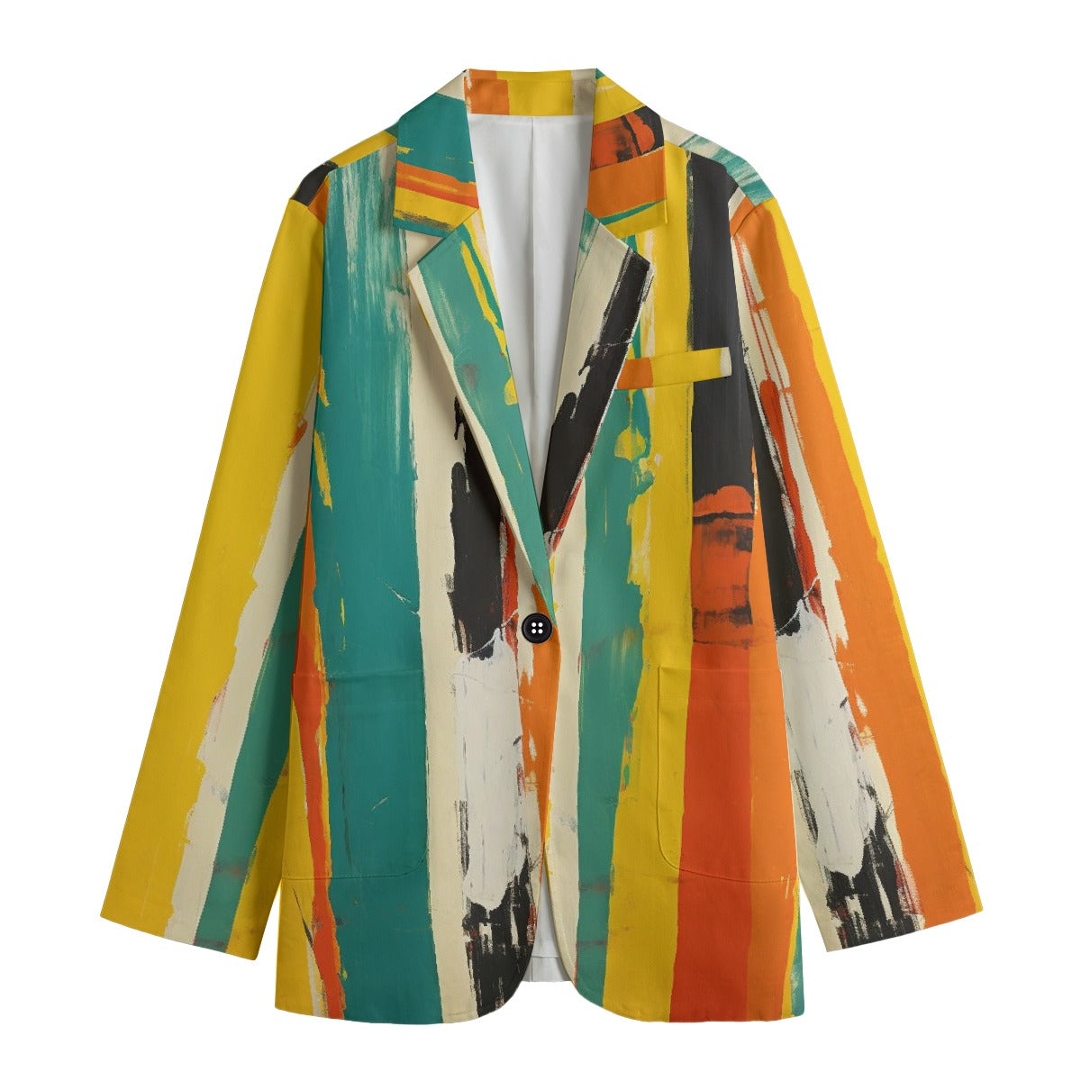 All-Over Print Women's Leisure Blazer