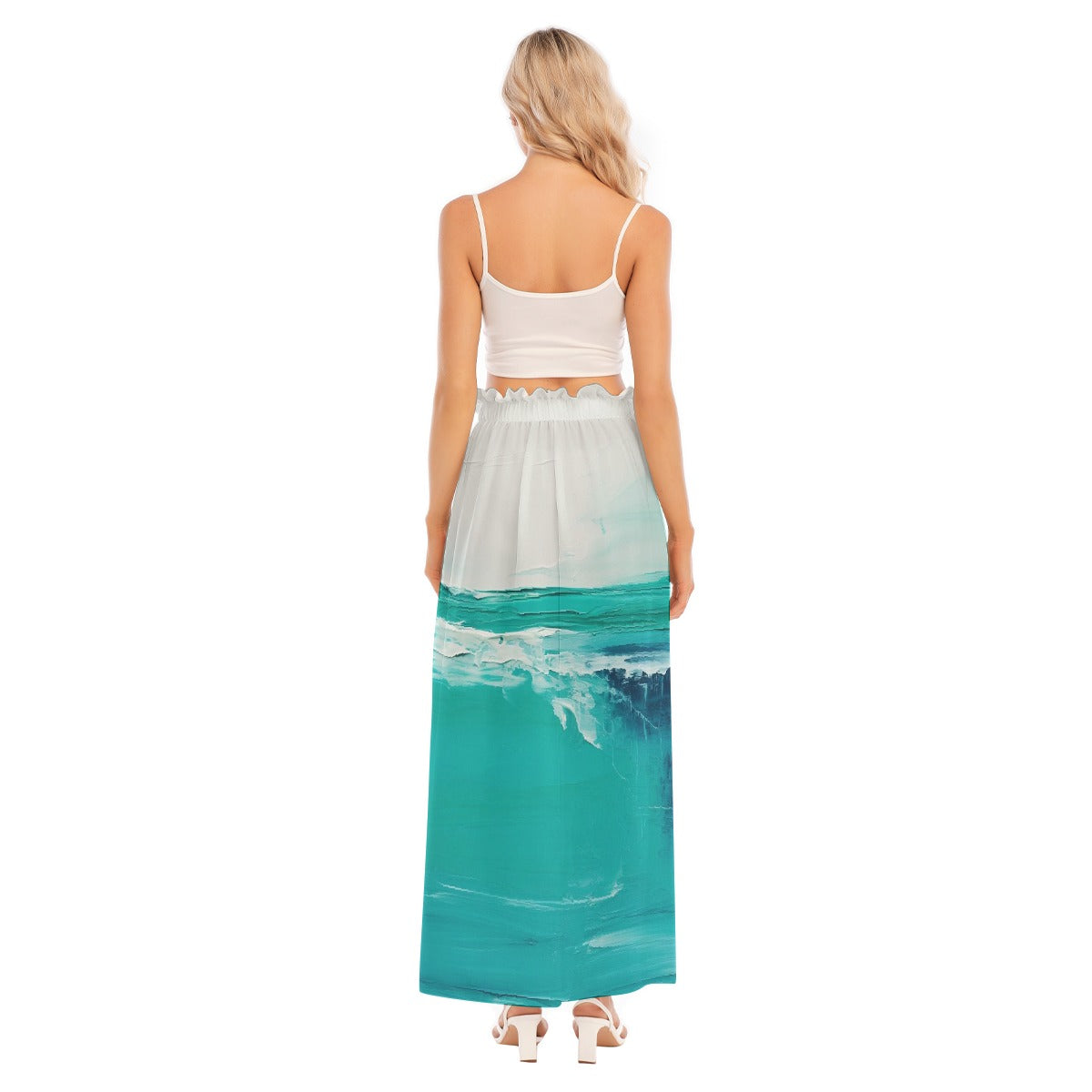 All-Over Print Women's Side Split Skirt