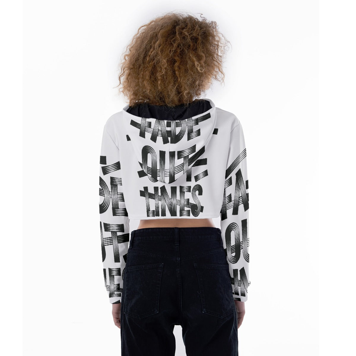 All-Over Print Women's Crop Top Hoodie