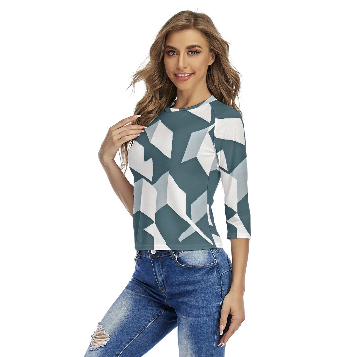 All-Over Print Women's Raglan Sleeves T-shirts