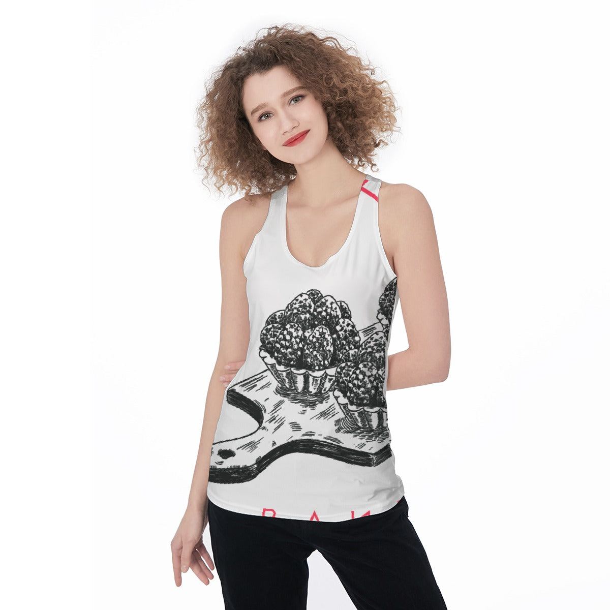 All-Over Print Women's Racerback Tank Top