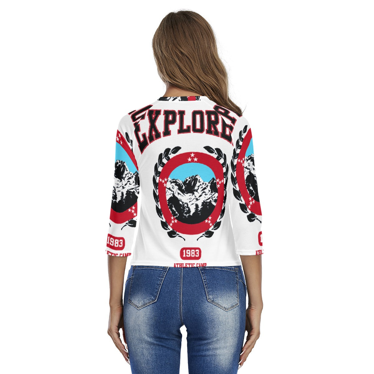 All-Over Print Women's Raglan Sleeves T-shirts