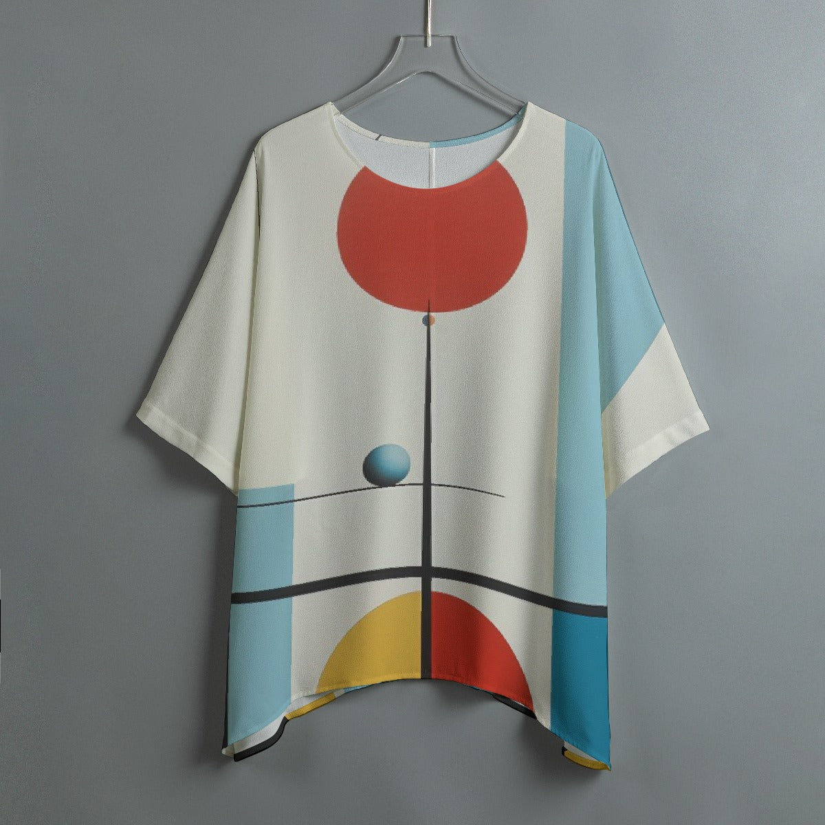 All-Over Print Women's Bat Sleeve Shirt