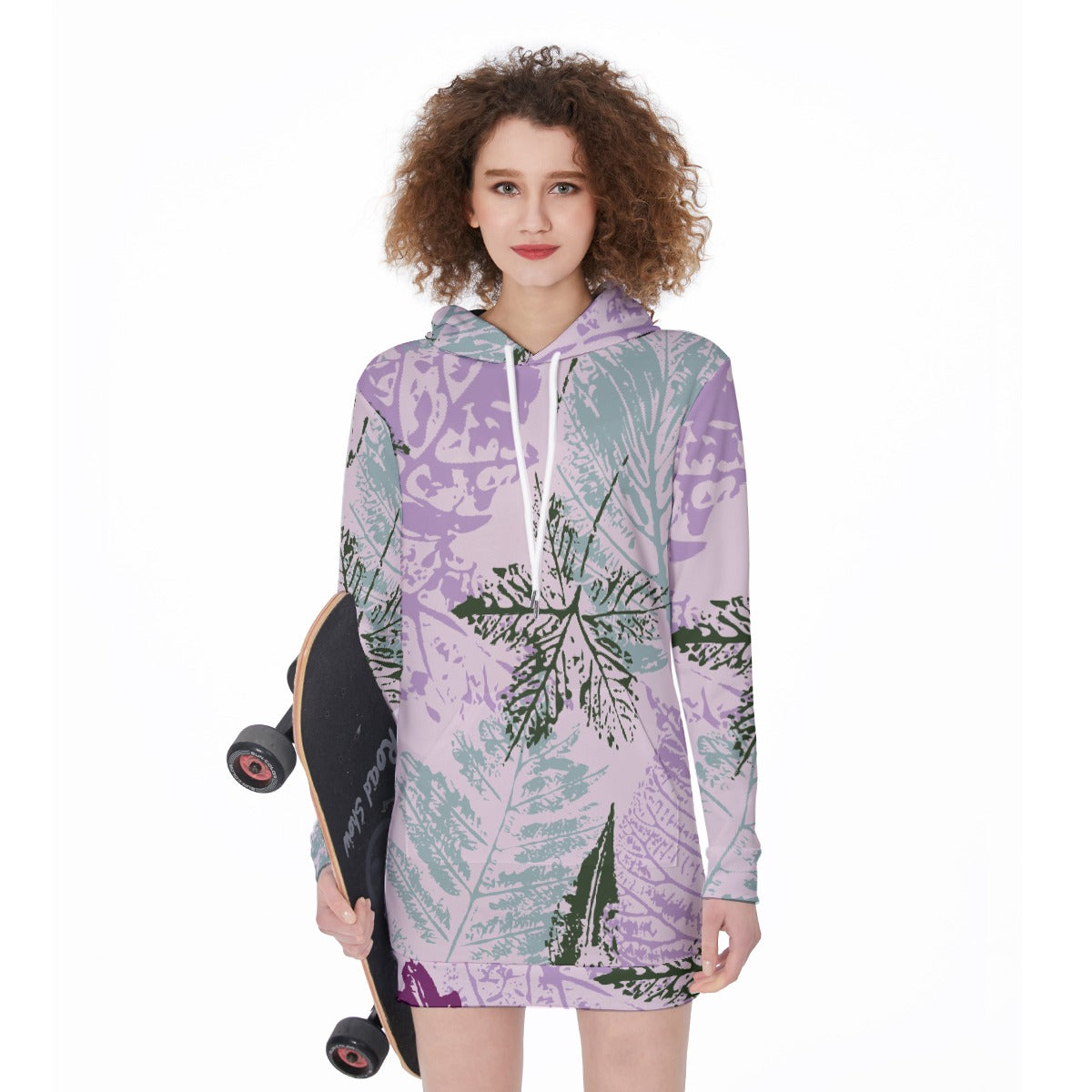 All-Over Print Women's Long Hoodie