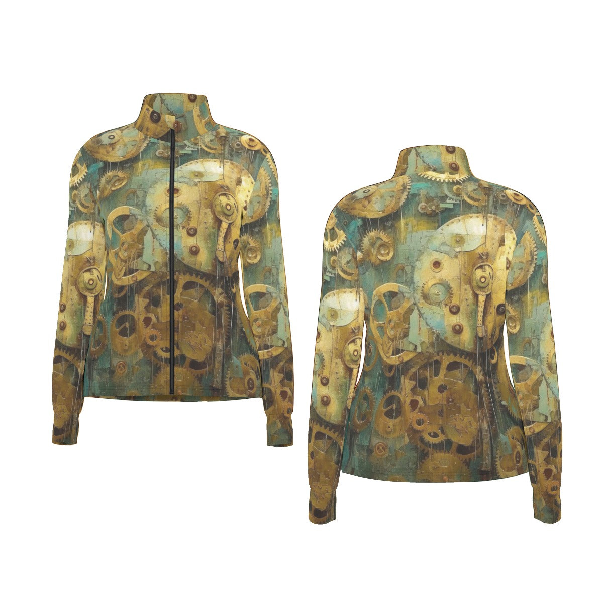 All-Over Print Women's Long Sleeve Thumbhole Jacket