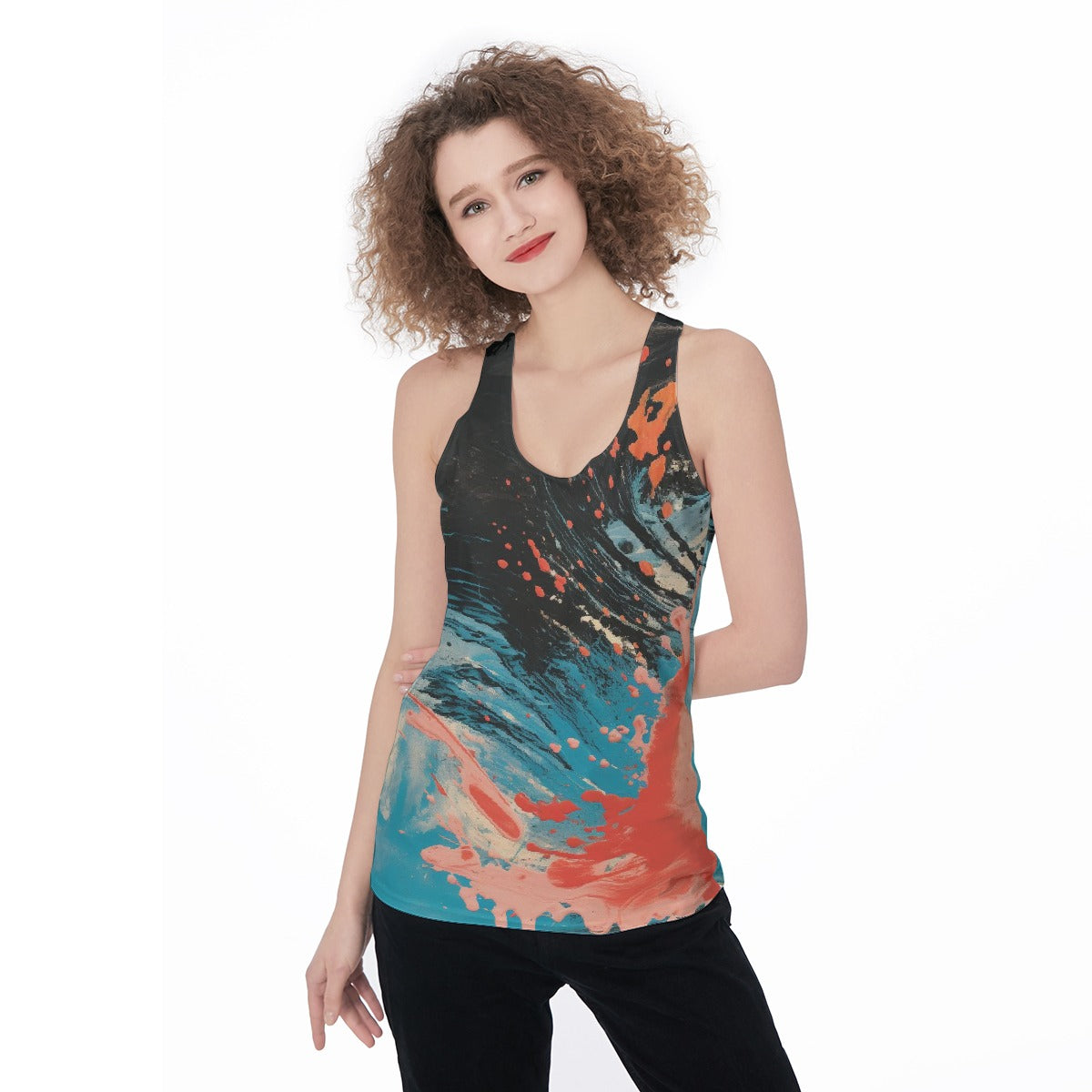 All-Over Print Women's Racerback Tank Top