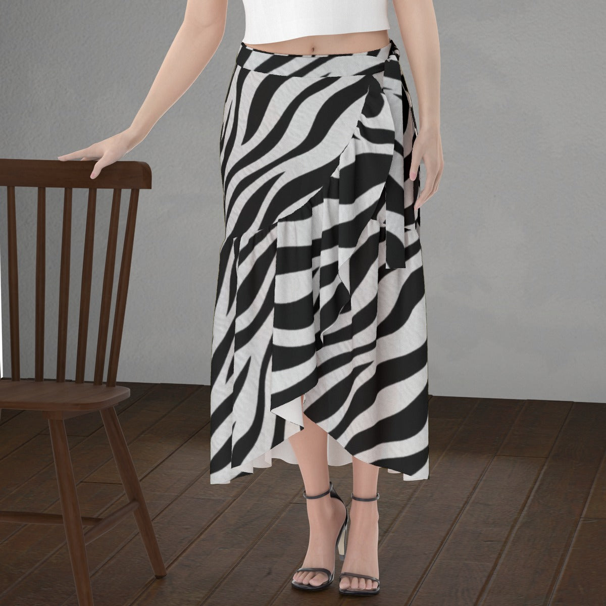 All-Over Print Women's Wrap Skirt