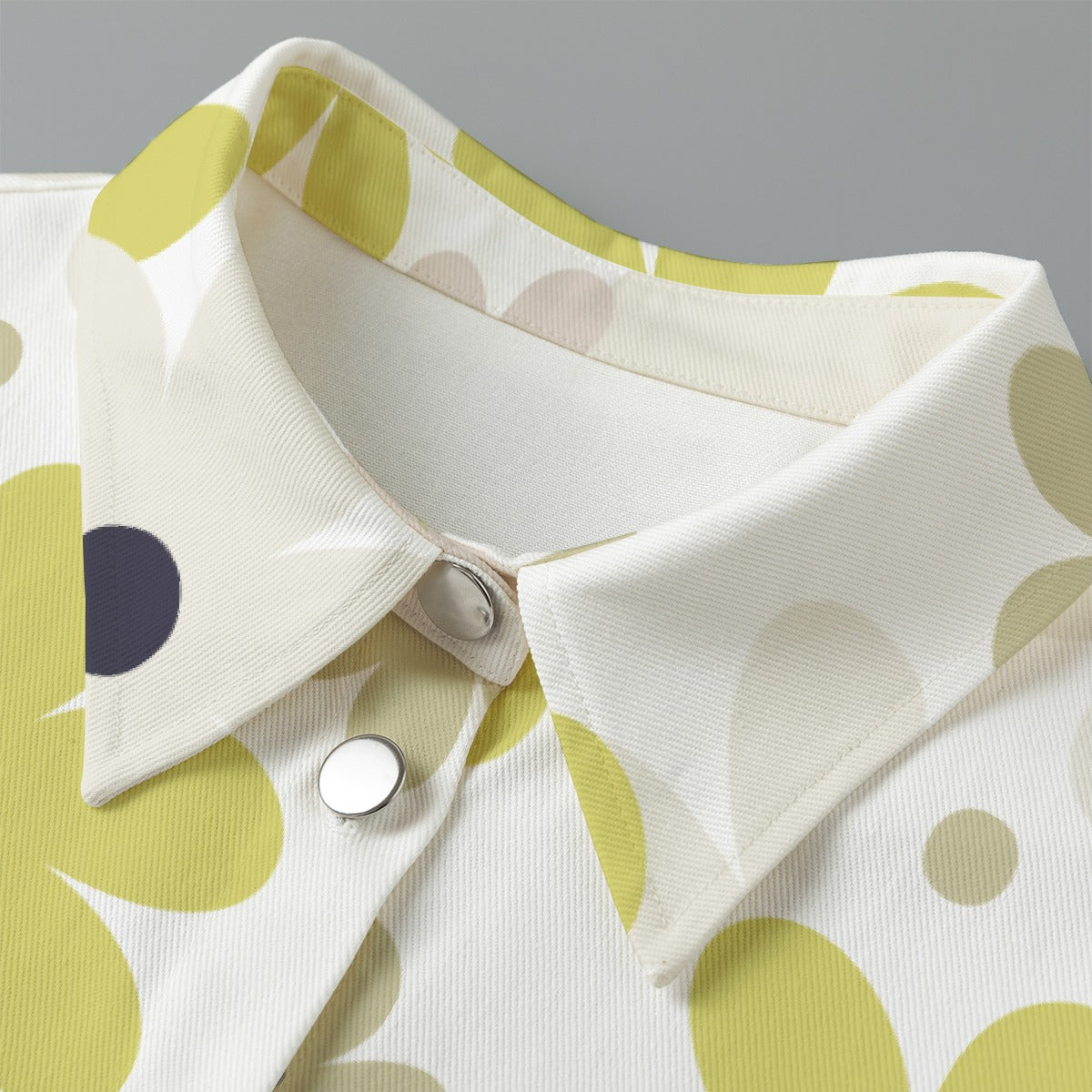 All-Over Print Women's Cropped Jacket | 245GSM Cotton