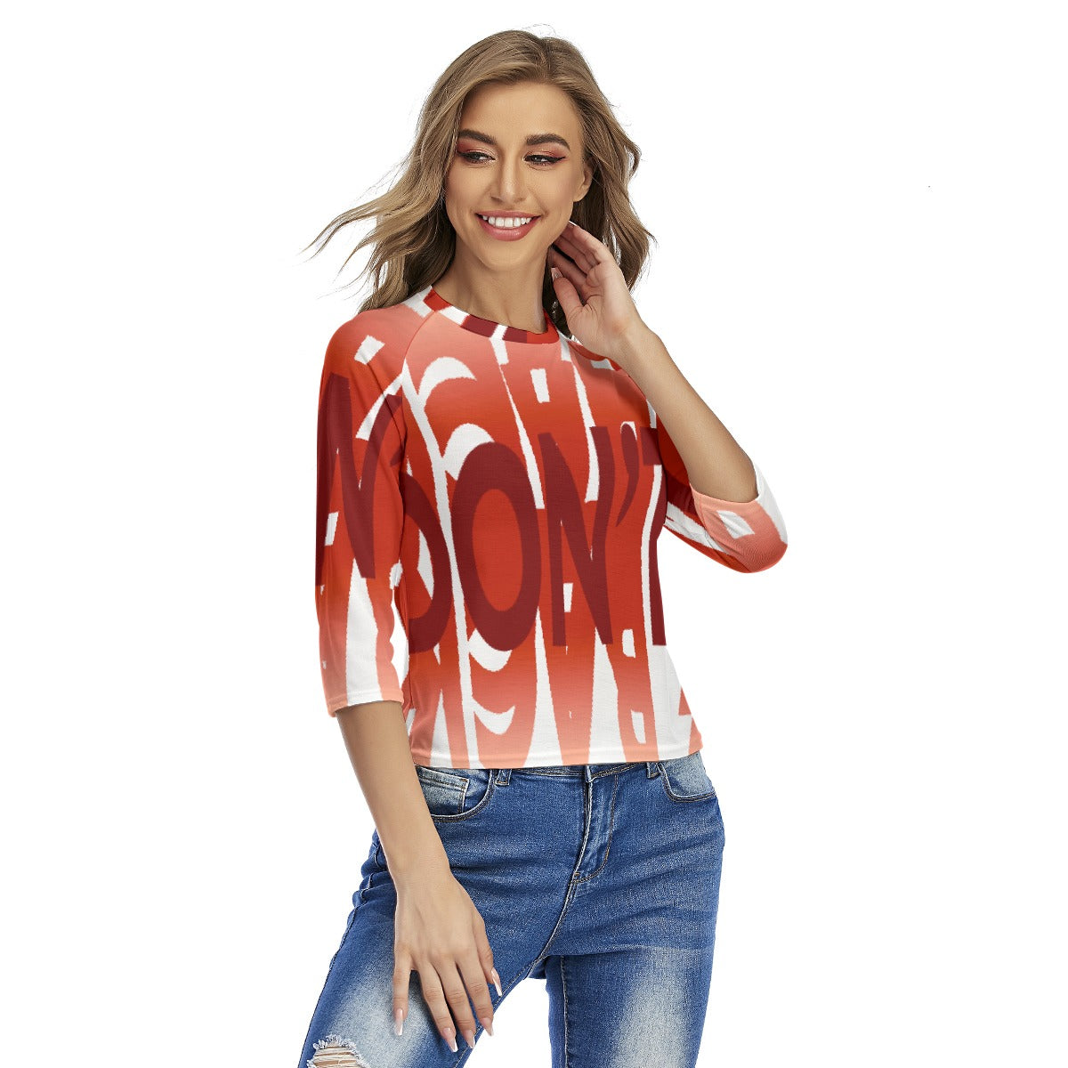 All-Over Print Women's Raglan Sleeves T-shirts
