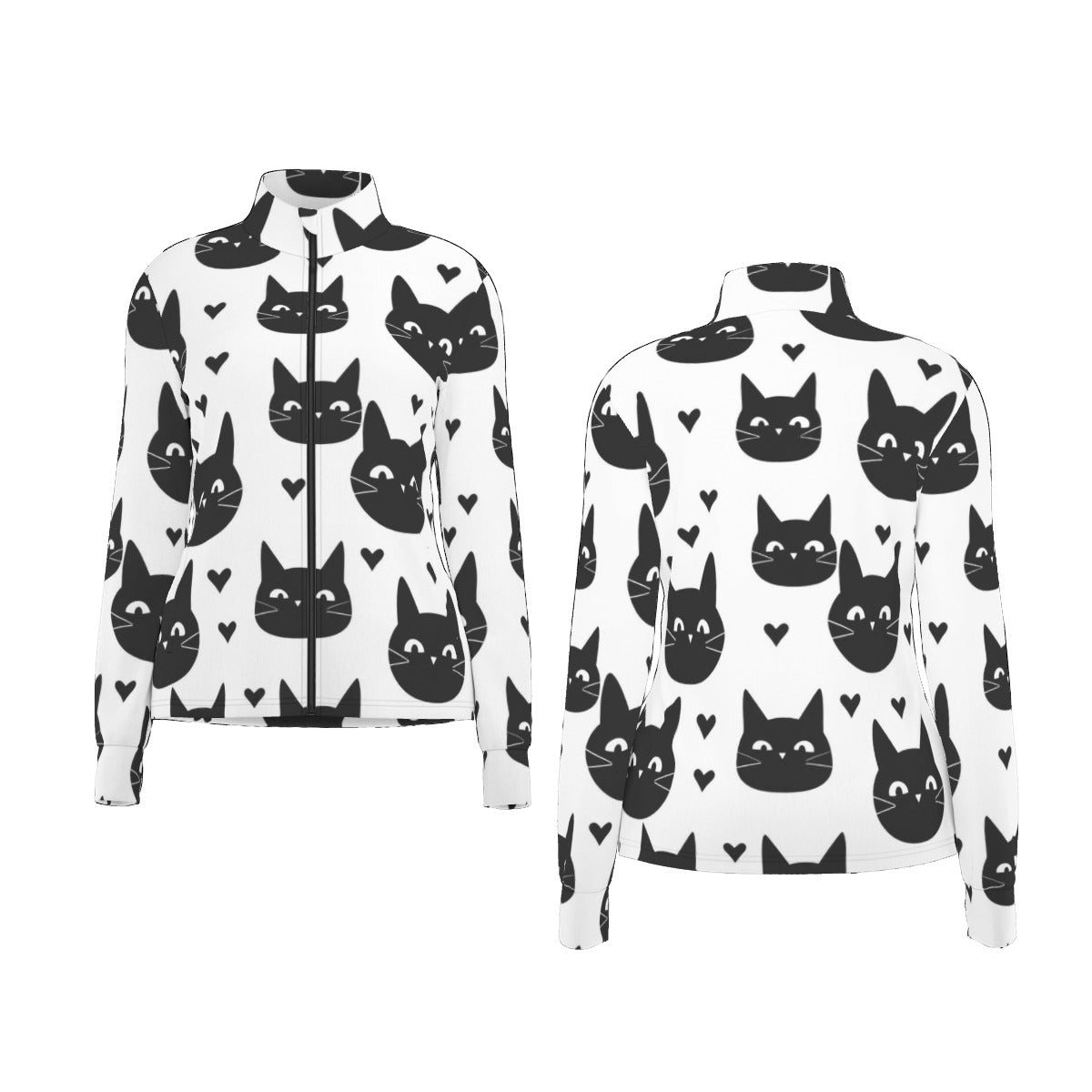All-Over Print Women's Long Sleeve Thumbhole Jacket