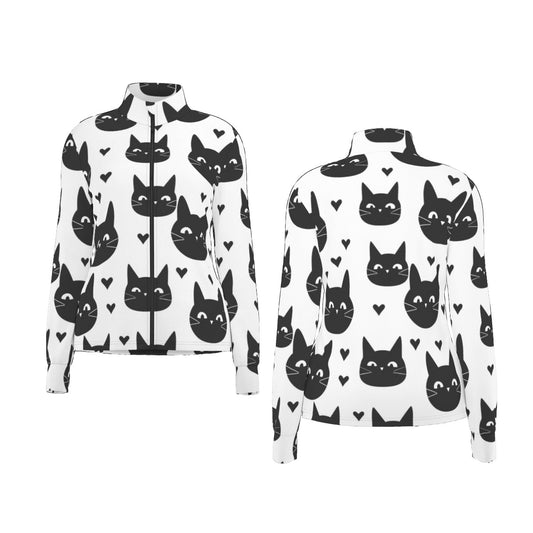 All-Over Print Women's Long Sleeve Thumbhole Jacket