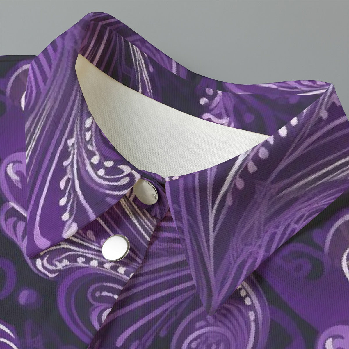 All-Over Print Women's Cropped Jacket | 245GSM Cotton