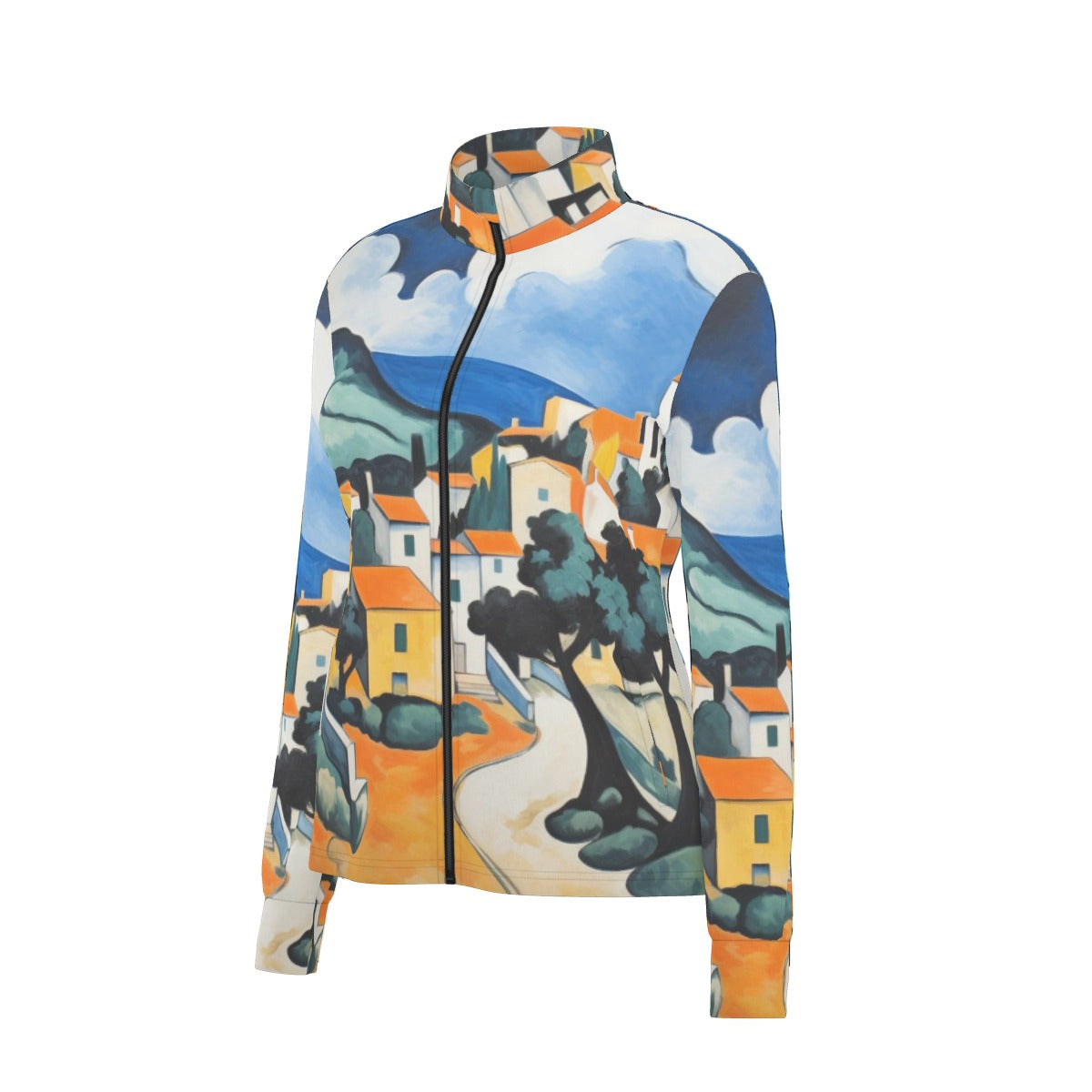 All-Over Print Women's Long Sleeve Thumbhole Jacket