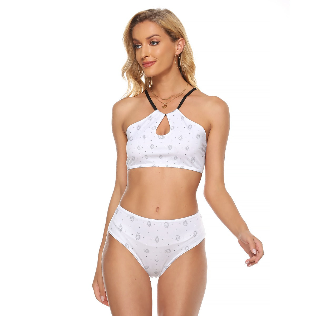 All-Over Print Women's Cami Keyhole One-piece Swimsuit