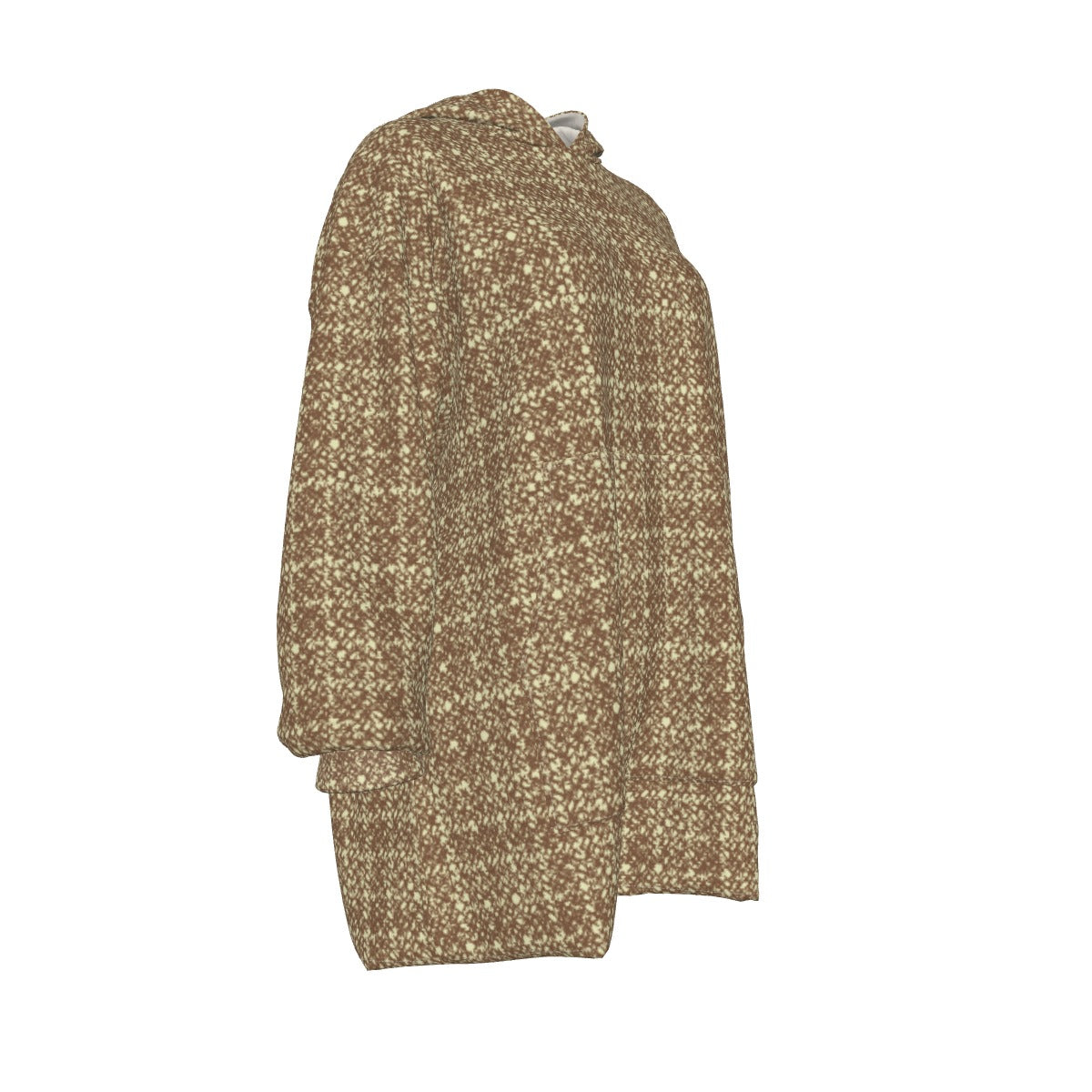 All-Over Print Women's Sherpa Fleece Hoodie Blanket