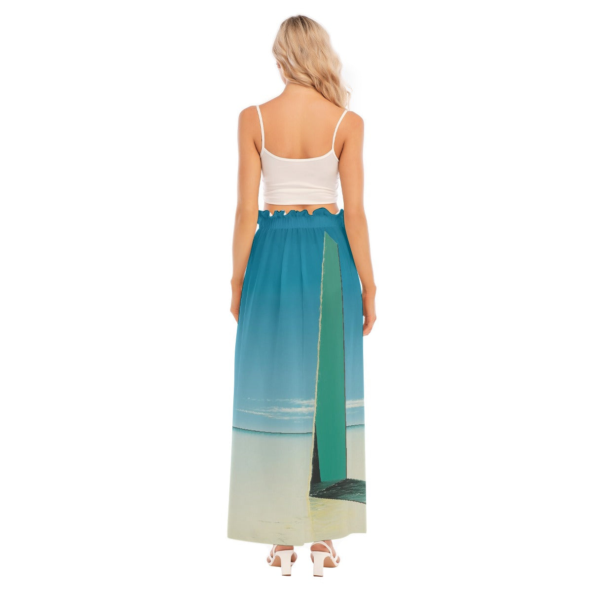All-Over Print Women's Side Split Skirt