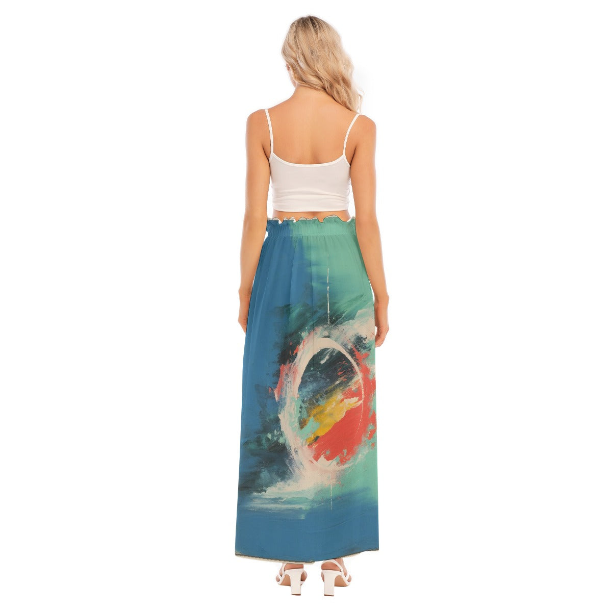 All-Over Print Women's Side Split Skirt