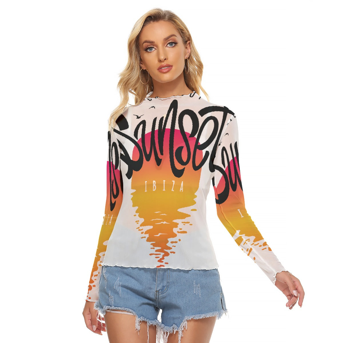 All-Over Print Women's Mesh T-shirt