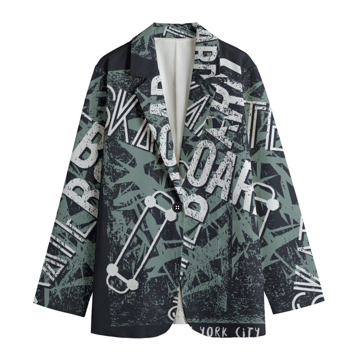 All-Over Print Women's Leisure Blazer