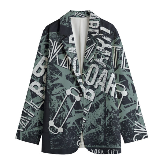 All-Over Print Women's Leisure Blazer