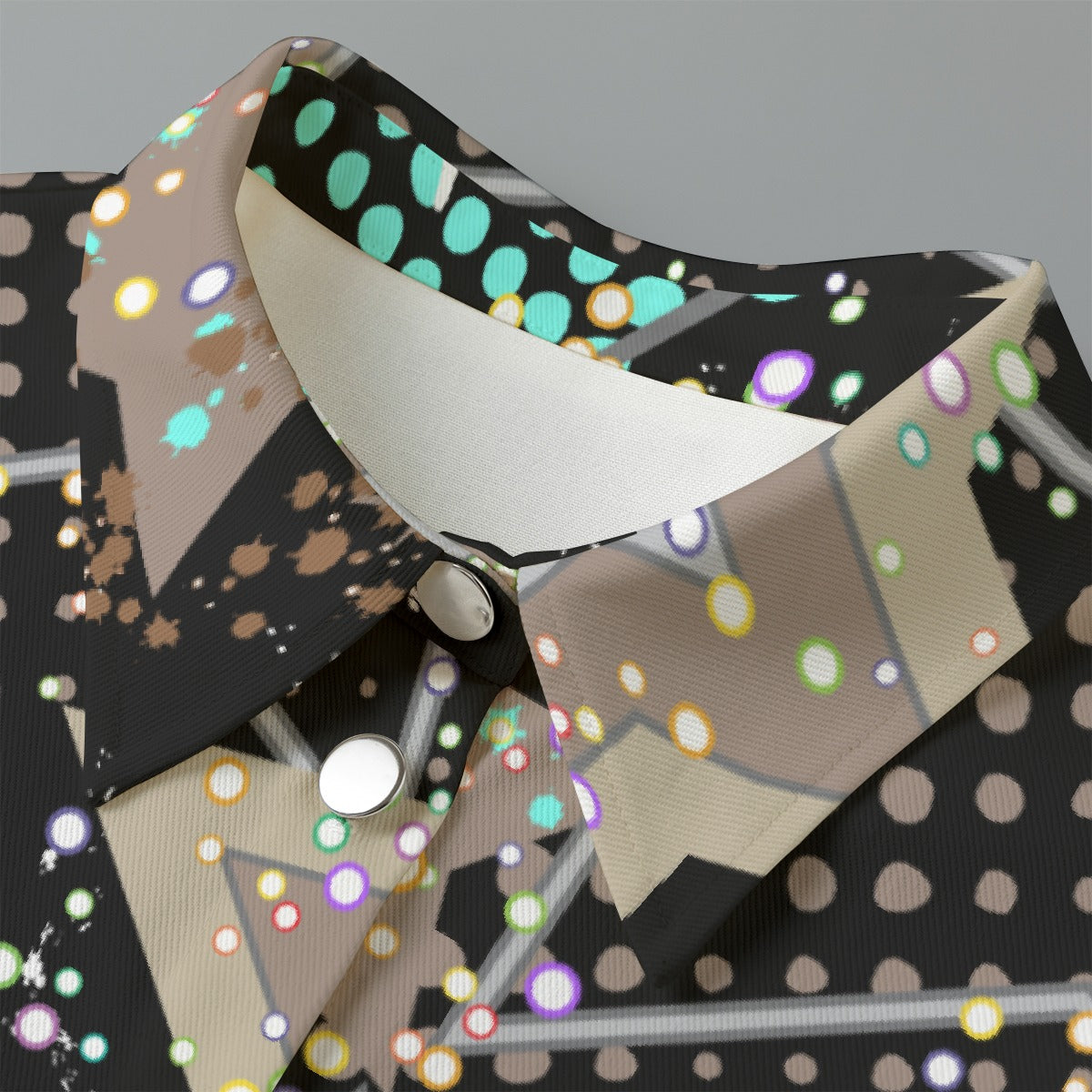 All-Over Print Women's Cropped Jacket | 245GSM Cotton