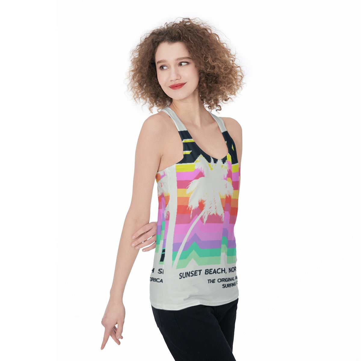 All-Over Print Women's Racerback Tank Top