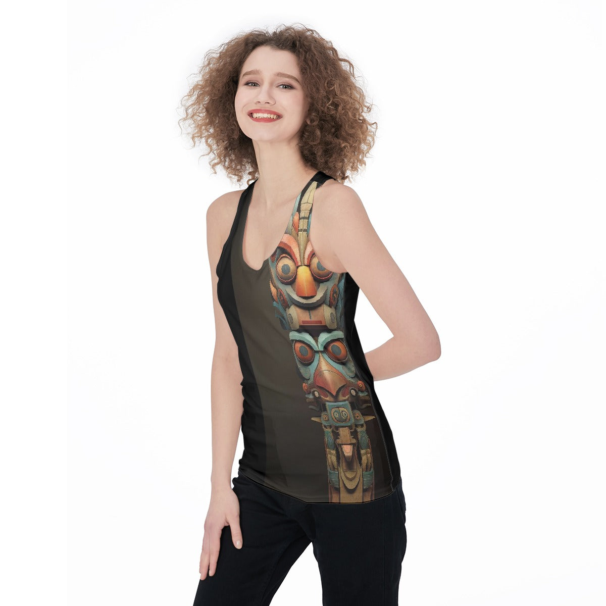 All-Over Print Women's Racerback Tank Top
