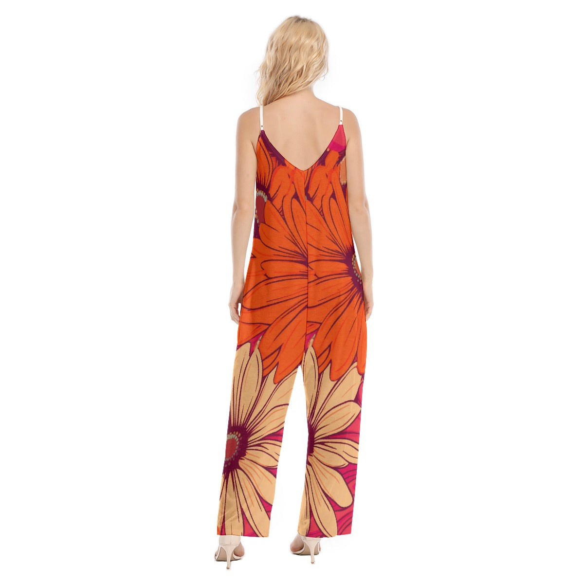All-Over Print Women's Loose Cami Jumpsuit