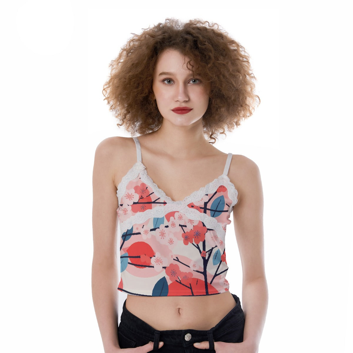 All-Over Print Women's Lace Camisole