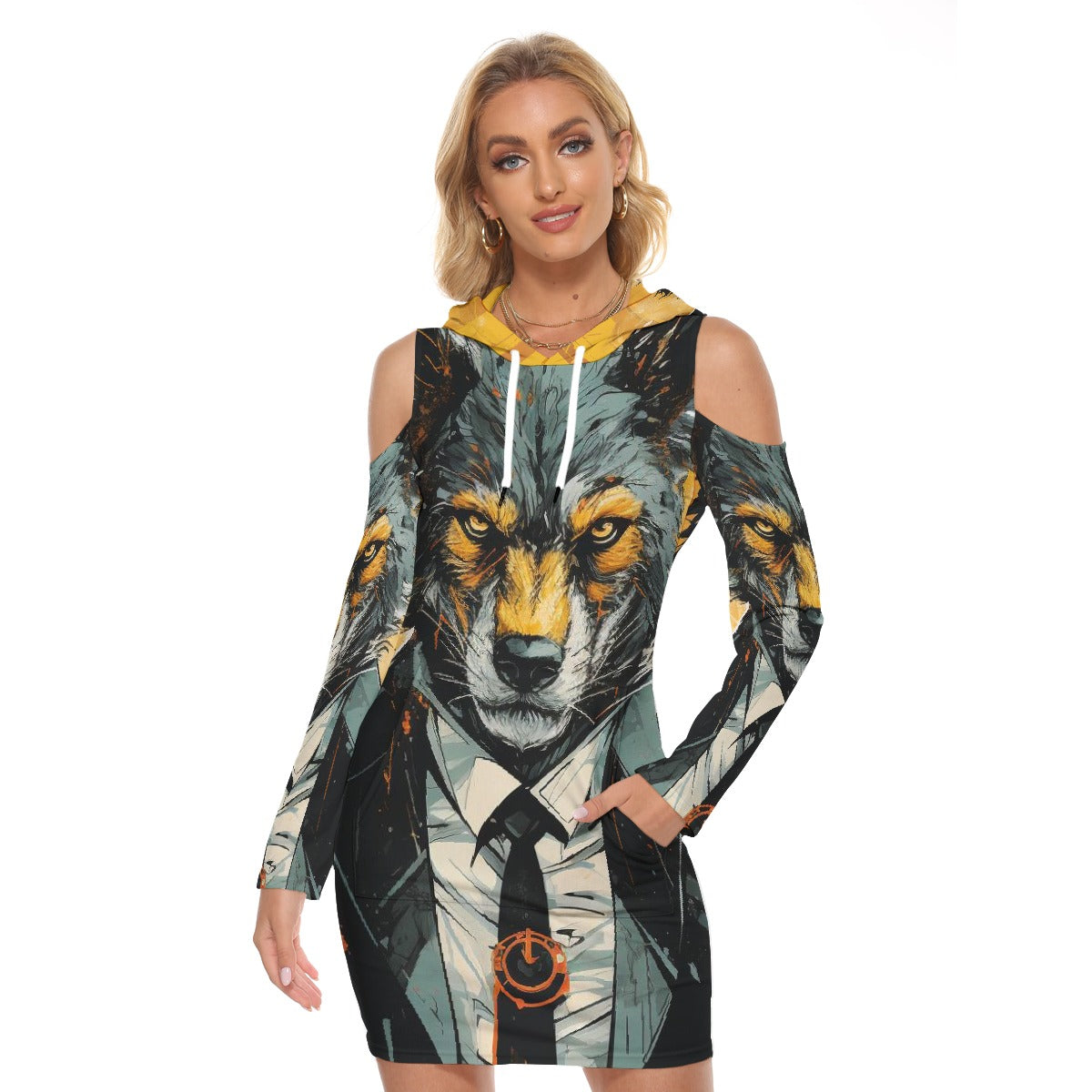 All-Over Print Women's Tight Dress