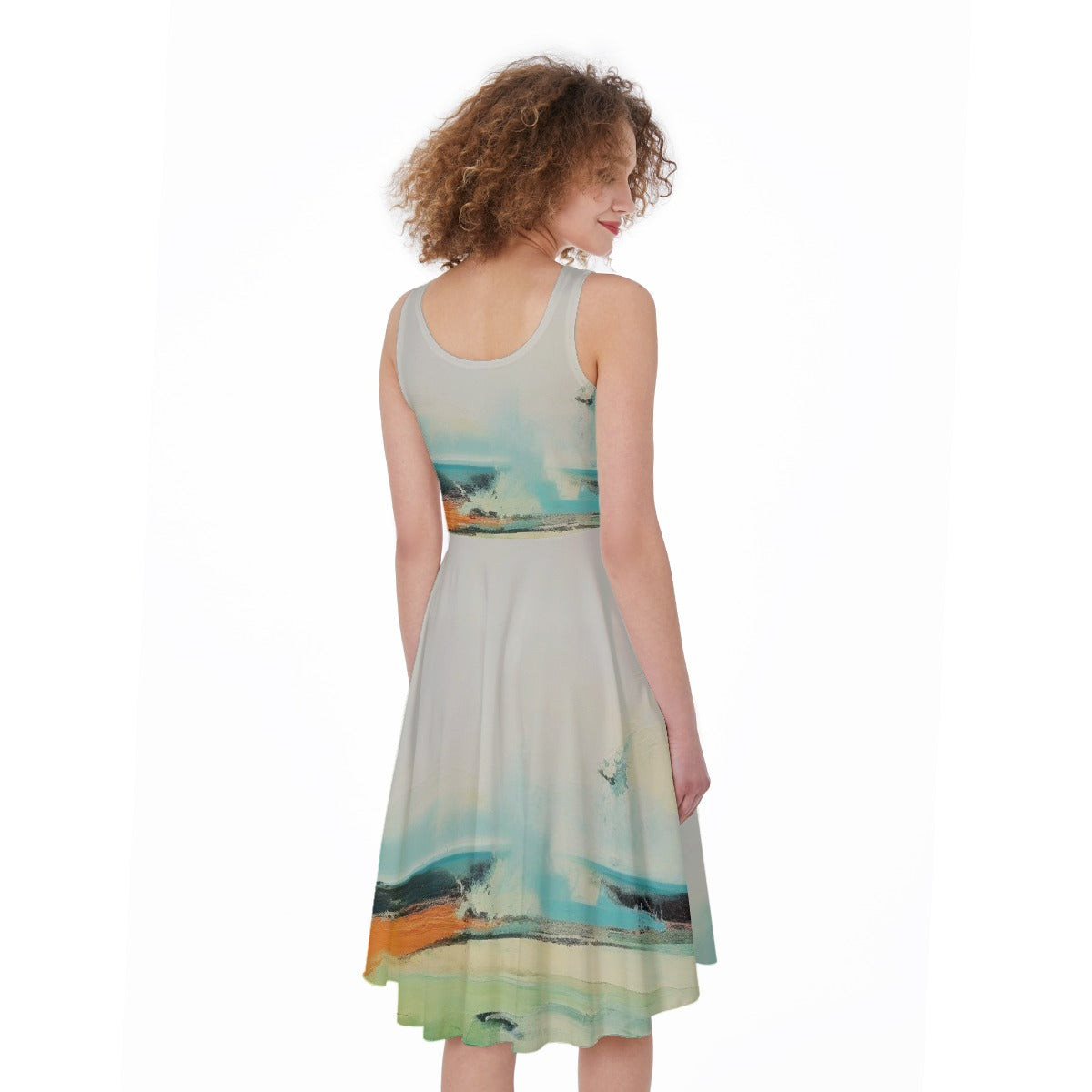 All-Over Print Women's Sleeveless Dress