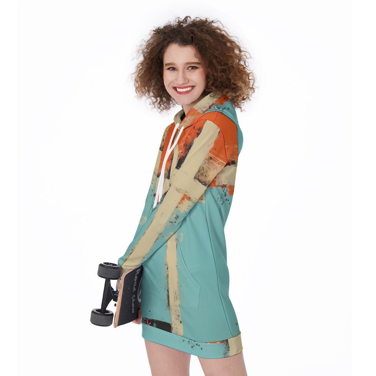 All-Over Print Women's Long Hoodie