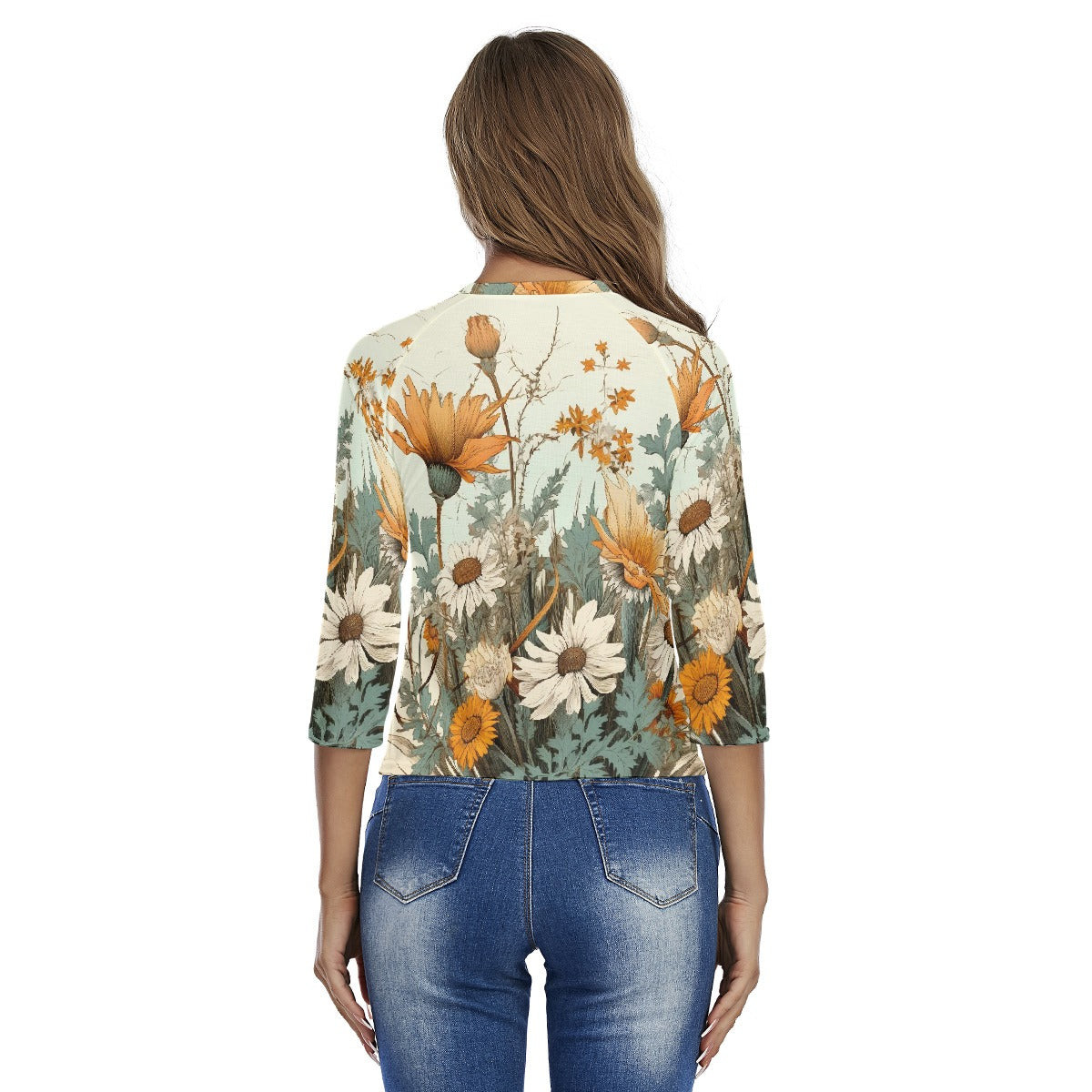 All-Over Print Women's Raglan Sleeves T-shirts
