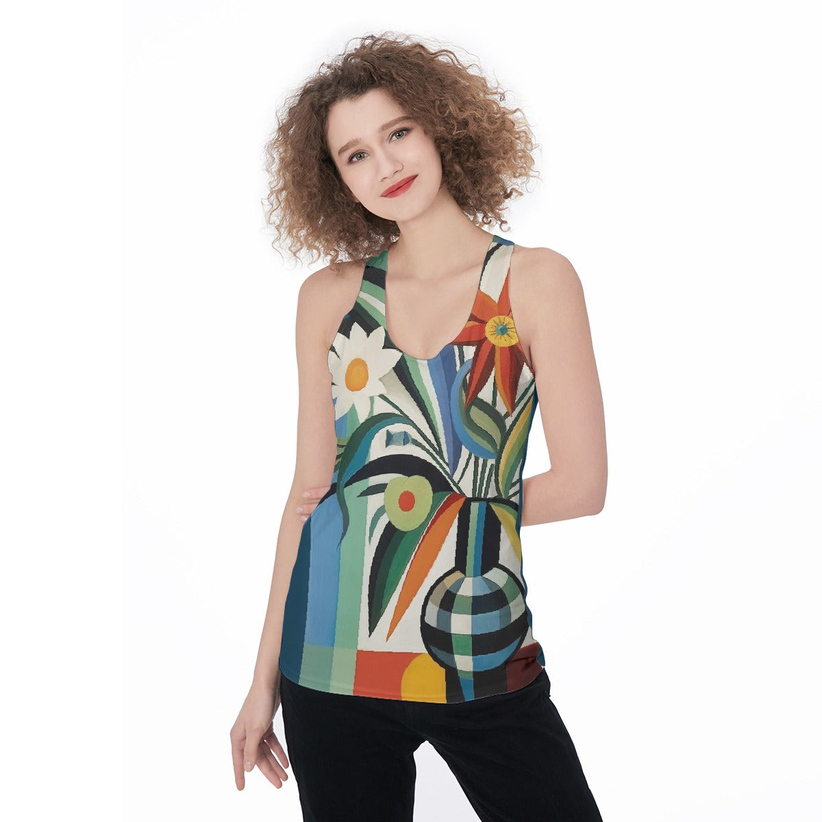 All-Over Print Women's Racerback Tank Top