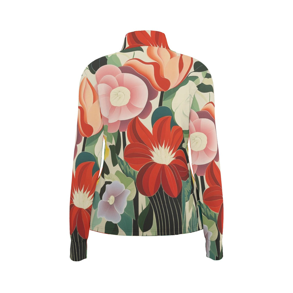 All-Over Print Women's Long Sleeve Thumbhole Jacket