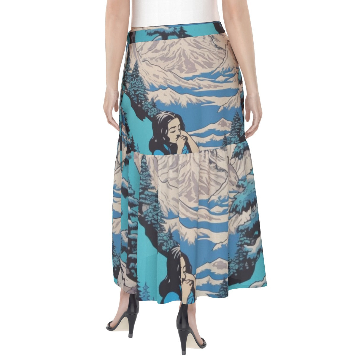 All-Over Print Women's Wrap Skirt