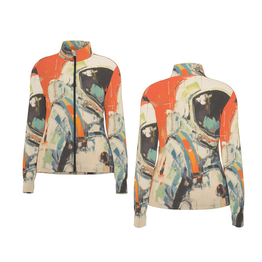 All-Over Print Women's Long Sleeve Thumbhole Jacket