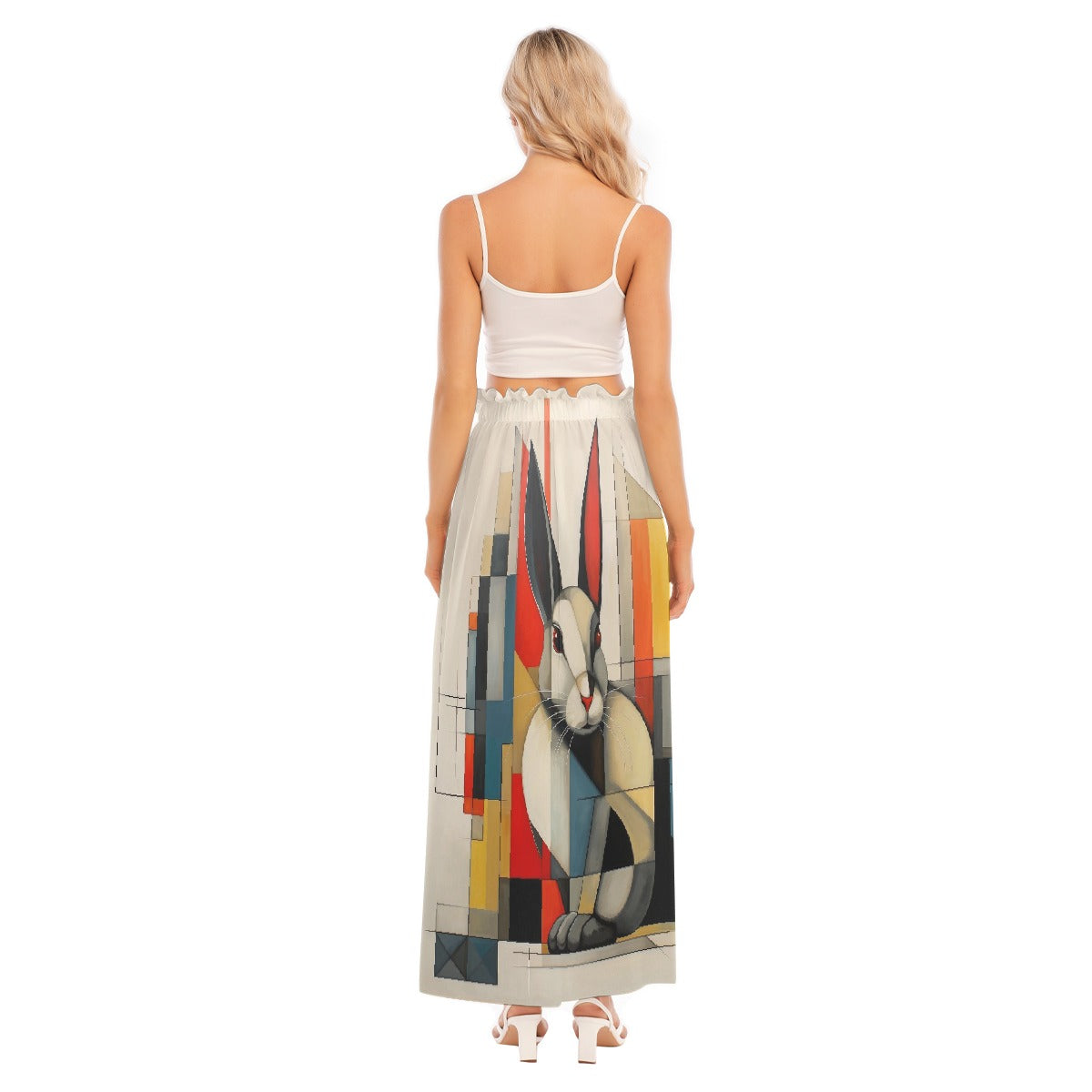 All-Over Print Women's Side Split Skirt