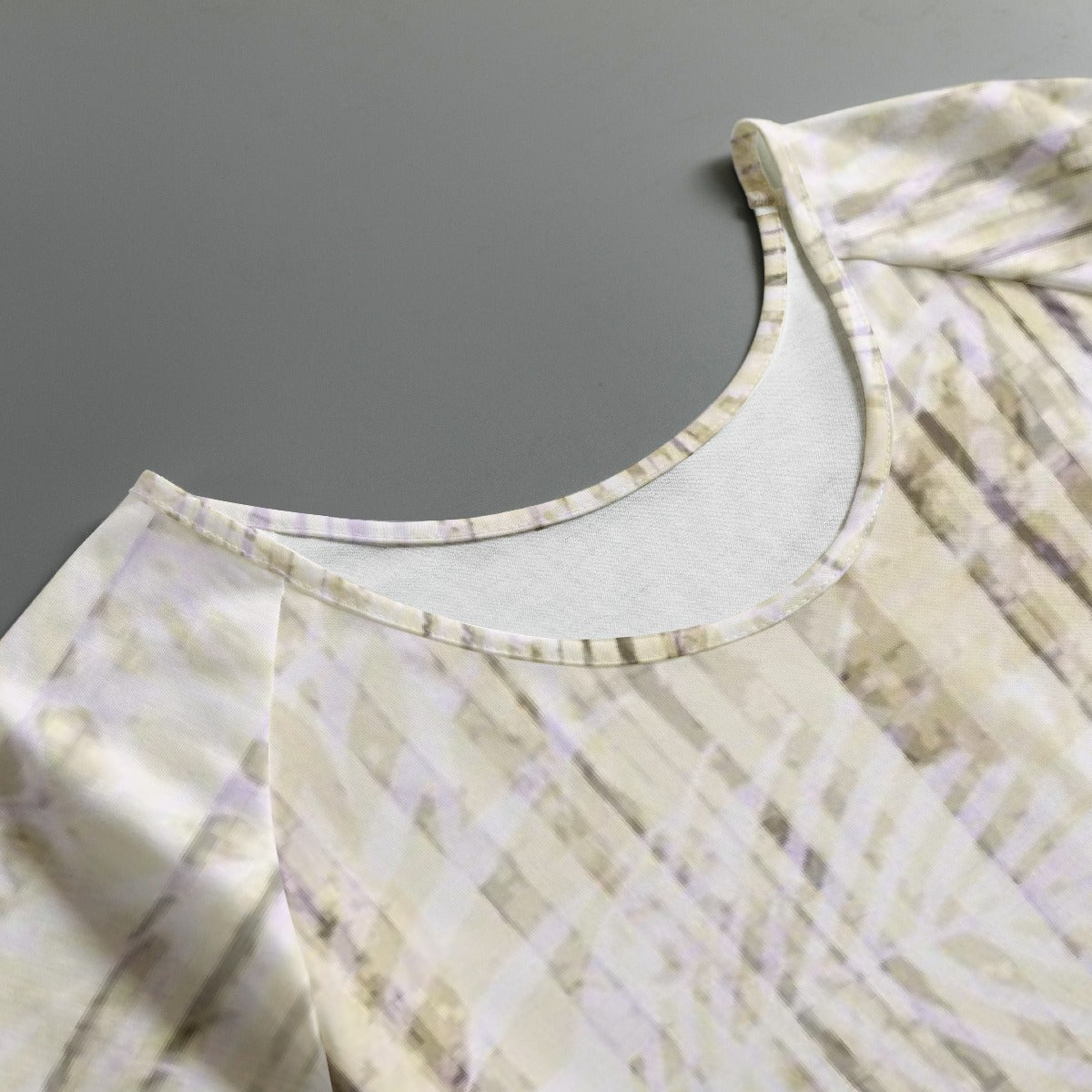 All-Over Print Women's Round Neck T-shirt With Raglan Sleeve