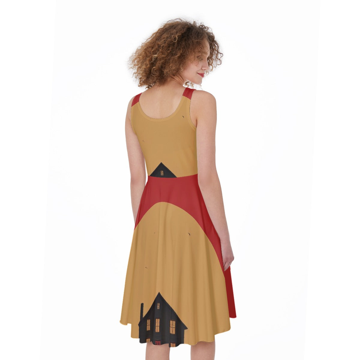 All-Over Print Women's Sleeveless Dress